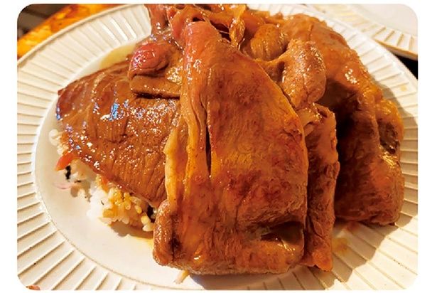 牛焼きしゃぶの梅じゃこご飯のせ （C）まいったねぇ、野宮レナ／KADOKAWA