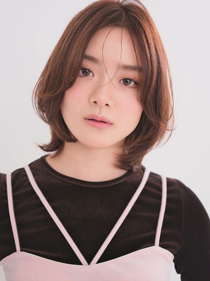 顔型別・ジャパニーズ・ボブおすすめヘアカタログ 丸顔さん向け