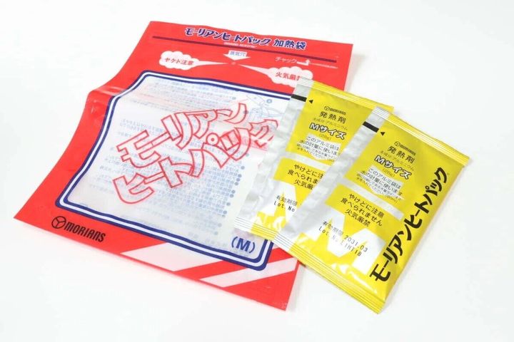 ダイソーのモーリアンヒートパックのセット内容