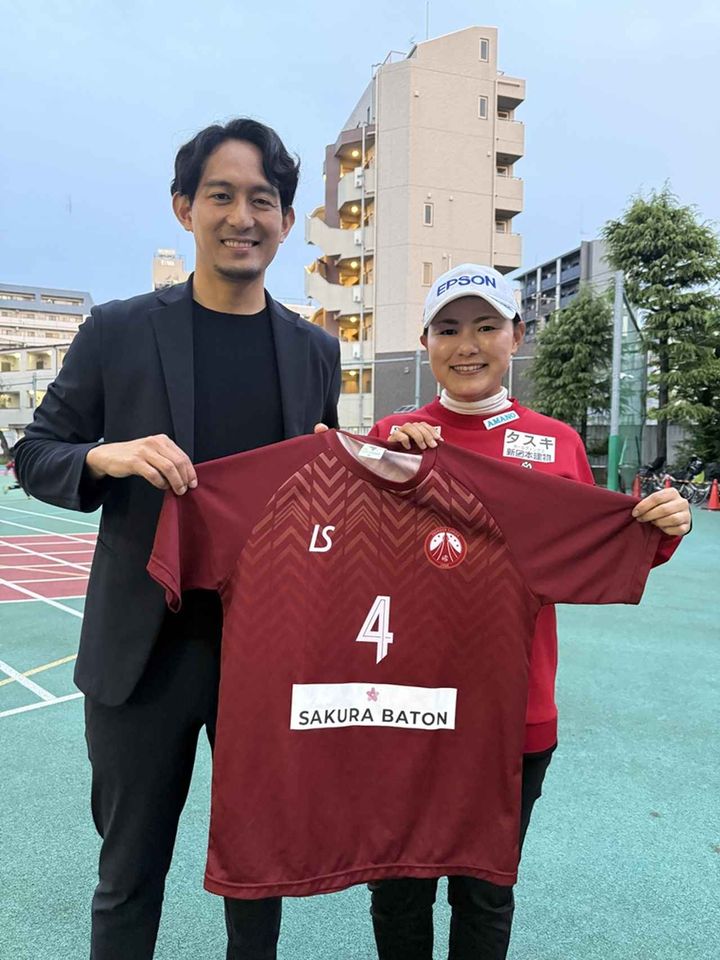 画像4: プロゴルファー横峯さくら、次世代支援プロジェクトでフットサル「フウガドールすみだ」と2年契約！育成年代のユニフォーム胸スポンサーに就任