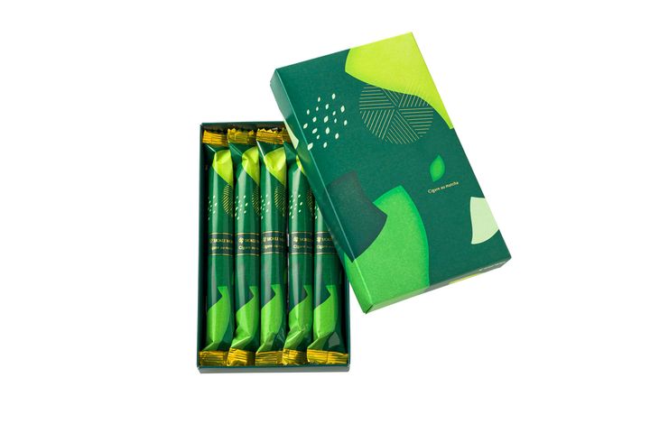 〈ヨックモック〉のシガール オゥ マッチャ