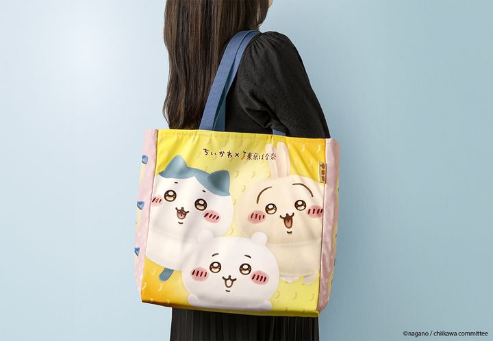ちいかわ×東京ばな奈 トートバッグ 使用イメージ