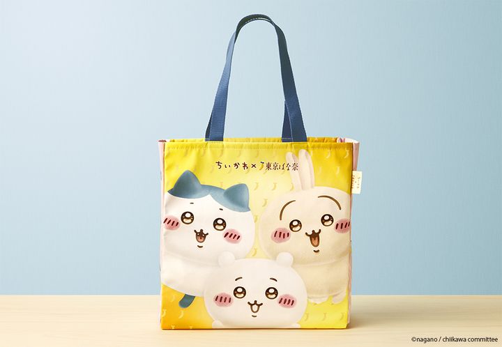 東京ばな奈ワールド「ちいかわ×東京ばな奈 トートバッグ」