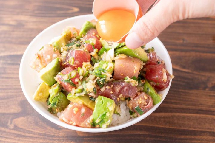 「ポキ丼」レシピ