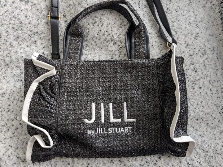 JILL by JILL STUART BOOK かごバッグ BLACK ver.の正面全体