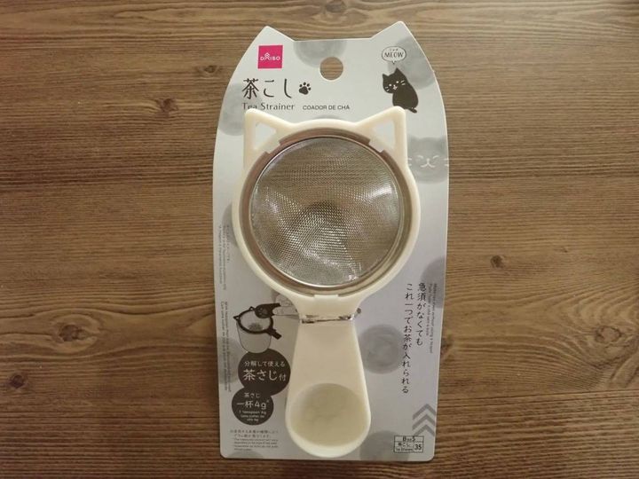 DAISO(ダイソー)：茶こし(MEOW)