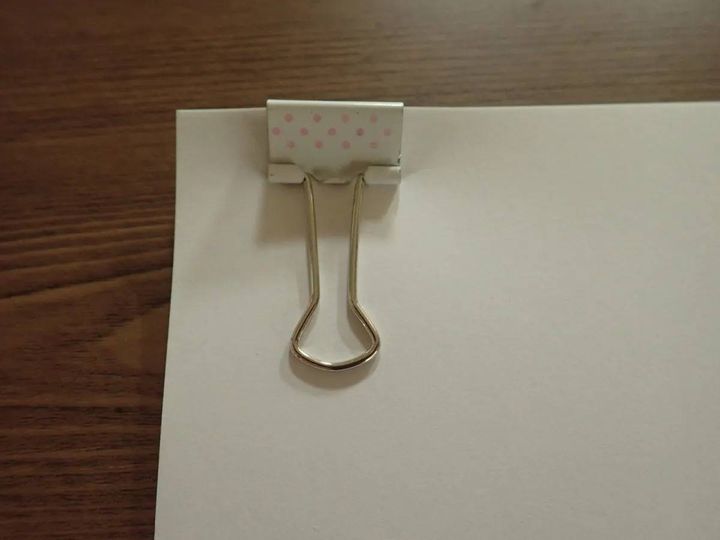 DAISO(ダイソー)：デザインダブルクリップ(19mm、8個)