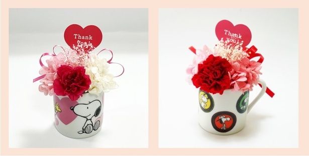 「スヌーピーフラワーミニカップ」(2200円) 