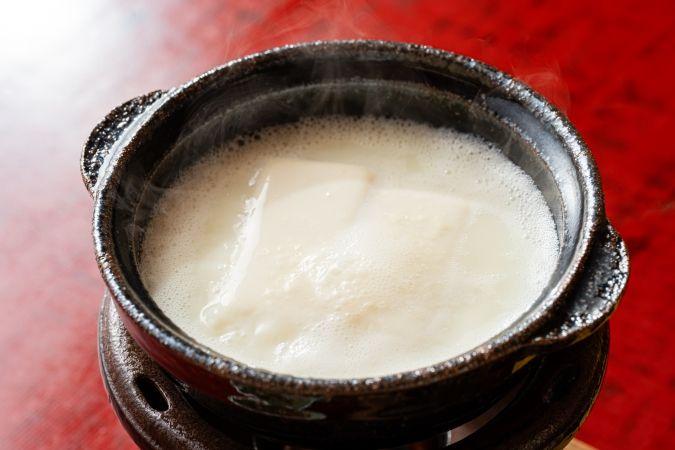 福岡 二日市温泉 大丸別荘 湯豆腐