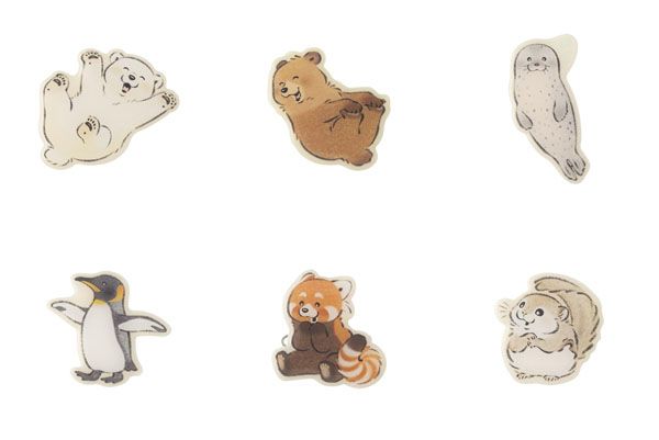 【北海道旭川市】Lommyが描き下ろした旭山動物園の動物たちの商品が「旭山動物園くらぶ」に登場