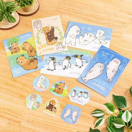 【北海道旭川市】Lommyが描き下ろした旭山動物園の動物たちの商品が「旭山動物園くらぶ」に登場