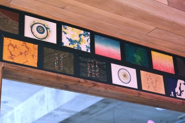 缶ビールのラベルに使われた革の原画