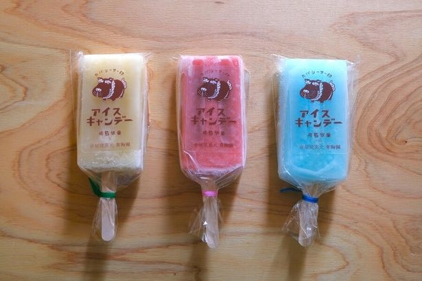 福岡の「椛島氷菓」とコラボしたアイスキャンデー(300円～)