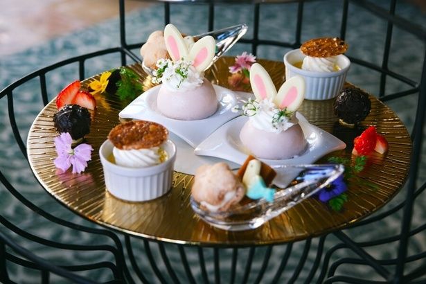 ウサギが主役のサードプレート。キュートな見た目にキュン！