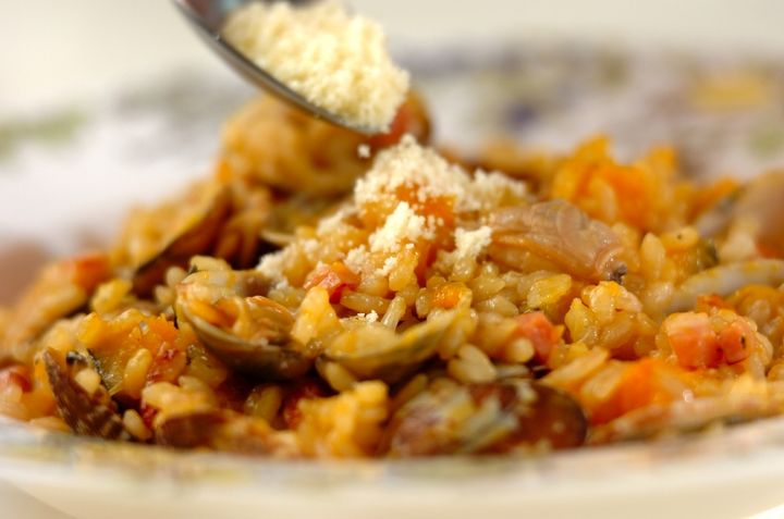 アサリとベーコンのリゾットの作り方5