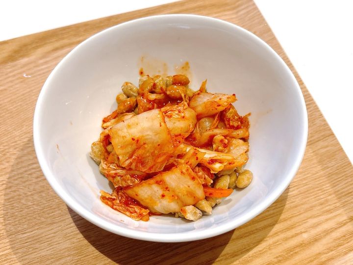 納豆とあわせて「キムチ納豆」に
