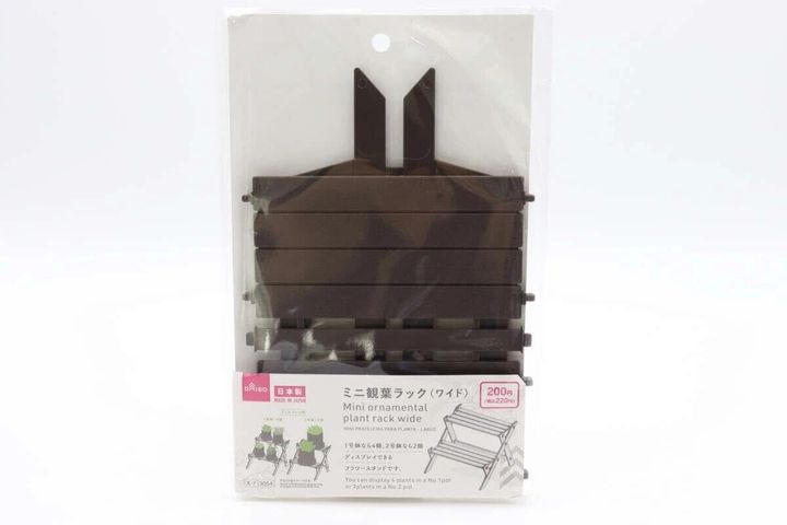 ダイソーのミニ観葉ラック ワイドのパッケージ