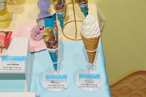 セブンイレブンでは年間通して多数のアイスを販売