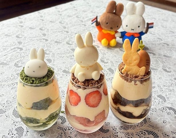 「ア クールベールカフェ」の「ミッフィーの グラスデザート」