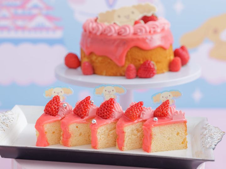 ”シフォン”のシフォンケーキ サマーピンク