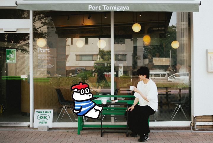 晴れた朝のテラス席は最高！富ヶ谷のカフェで、コーヒーとティラミス：Port【ファージーの特等席 vol.37】