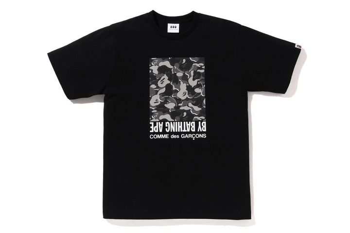 CDG OSAKA X BAPE CAMO BOX TEE ¥14,300