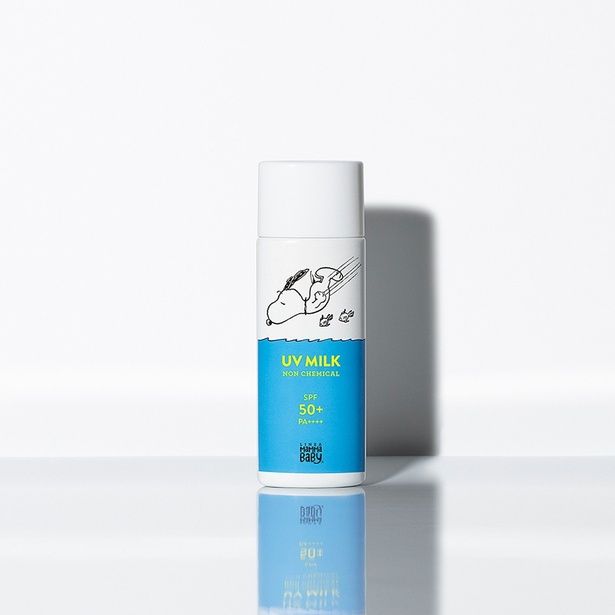 「SNOOPY ノンケミカルUVミルク SPF50+ / PA++++」(2420円)