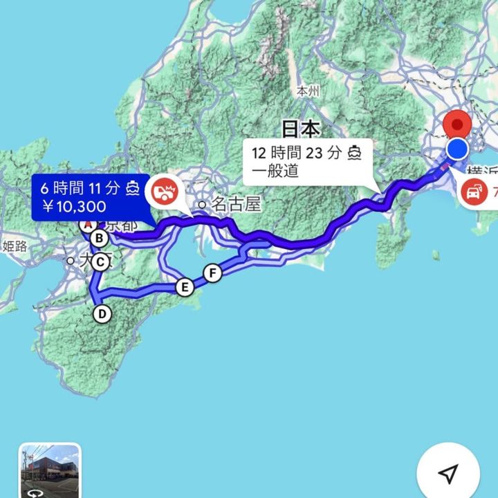運転に疲れて伊勢神宮から伊勢湾フェリーで楽させて貰いました