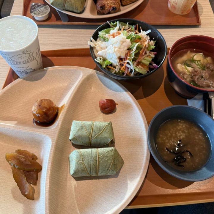翌朝の朝食ビュッフェ