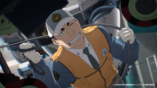 十和からは“ヤナさん”の愛称で親しまれる柳井雄太(やない・ゆうた) [c]HEADGEAR / 機動警察パトレイバー EZY製作委員会