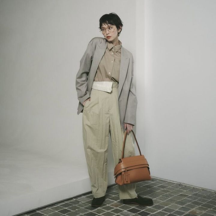 ローファー×JKの通勤コーデ