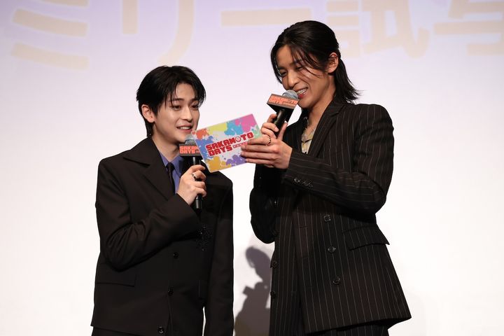 目黒蓮「日常をエンタメに変える家族に憧れる」 『SAKAMOTO DAYS』試写会で理想の“最強家族”を語る