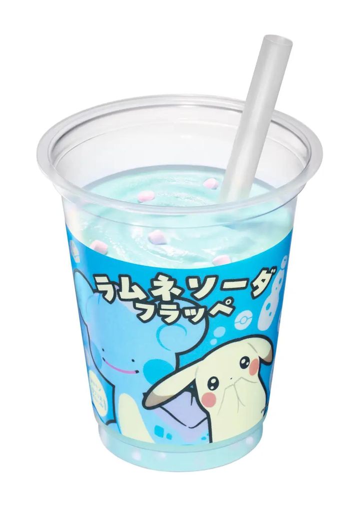 画像: ラムネソーダフラッペ：334円（税込360円）※数量限定