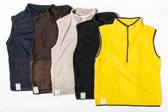 新作【ALPHA HALF ZIP VEST】
