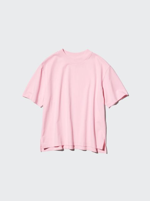 ピンクのエアリズムコットンT