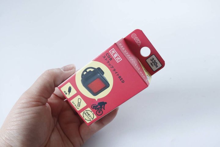 ダイソー COBストラップライトRED 商品情報