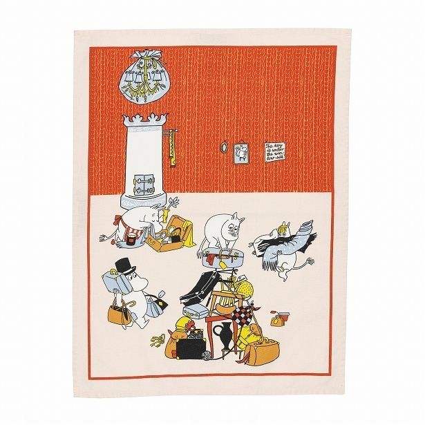 「ムーミン ホリデーラッシュ 2026 キッチンタオル 50×70cm」(2530円)
