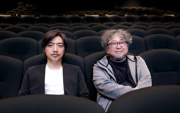 「ひそねとまそたん」、『新幹線大爆破』などでタッグを組んできた樋口真嗣監督と岩崎太整 撮影/杉 映貴子