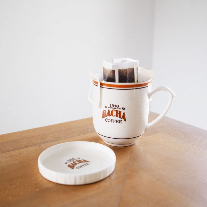 バシャコーヒー Bacha ヘリテージ マグカップ (蓋つき)