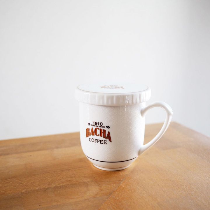 バシャコーヒー Bacha ヘリテージ マグカップ (蓋つき)