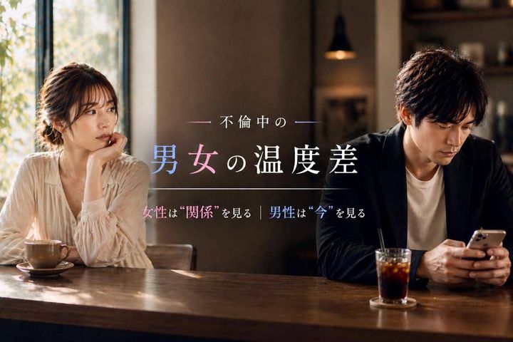 なぜ温度差が生まれる？不倫中の男女の“考え方”の違い