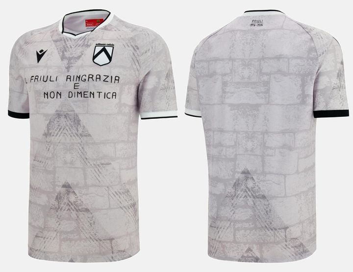 画像1: Udinese 2025-26 Macron 50th anniversary earthquake jersey