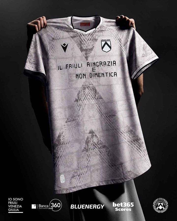 画像3: Udinese 2025-26 Macron 50th anniversary earthquake jersey