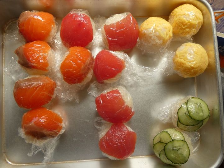 食べられる花束！「ブーケてまり寿司」