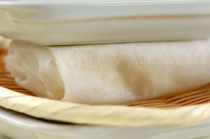 くずし豆腐の大葉和えの下準備1
