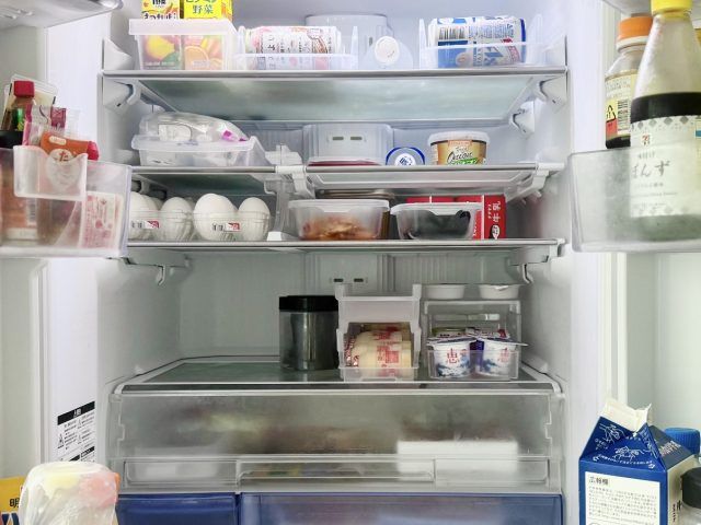 整った冷蔵庫内