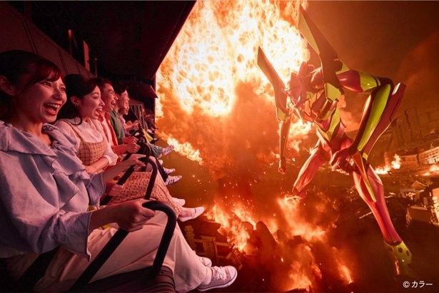 【写真】衝撃を生々しく体感！新アトラクション「エヴァンゲリオン・ザ・ライド - 8K - 」 画像提供：ハウステンボス