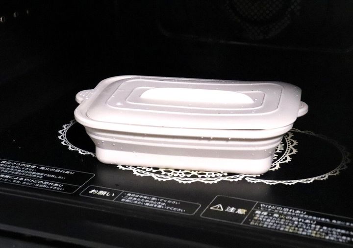 ダイソー シリコーンスチーマー（角型） 電子レンジ調理