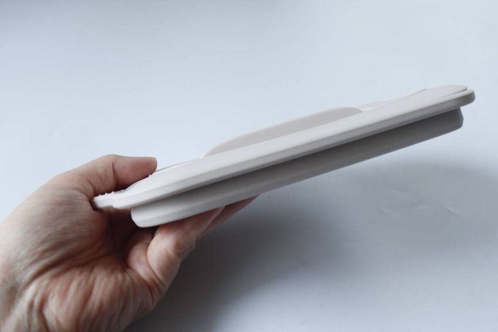 ダイソー シリコーンスチーマー（角型） 折りたたみ 薄い