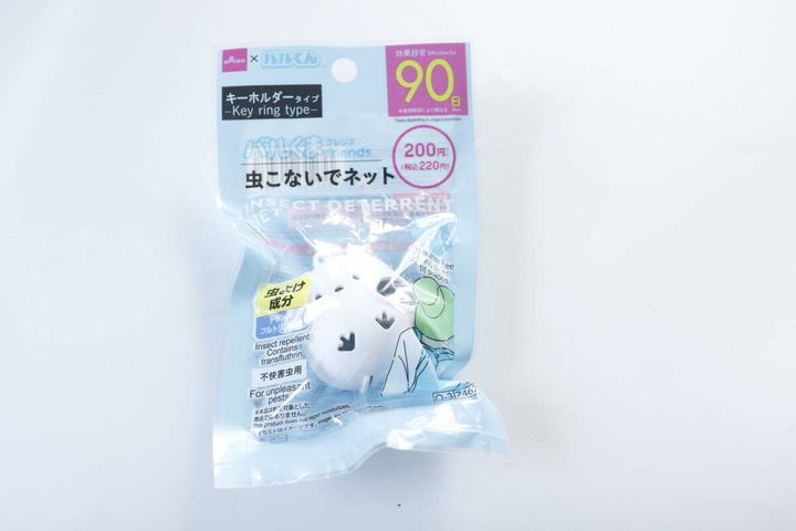 ダイソー Dバルくん虫こないでネット（おでかけ、シマエナガ型） パッケージ